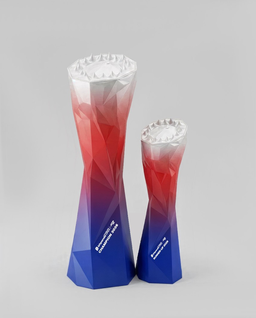 Trophée Bitpanda Hamburg Open 2026 conçu et fabriqué par Sustain Awards